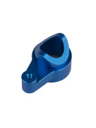 Team Associated RC8B4 FT servo saver arm, blue aluminum