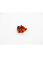 Hiro Seiko  Alloy Hex Socket Flat Head Screw M3x16  (4pcs | Orange)