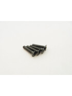 Hiro Seiko  Alloy Hex Socket Flat Head Screw M3x20  (4pcs | Gray)