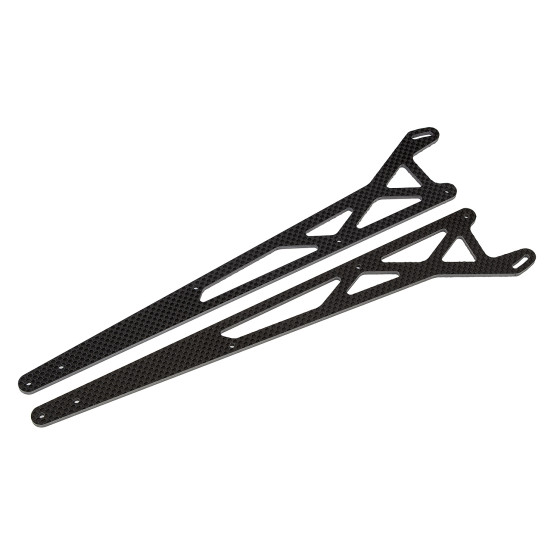 Team Associated DR10M FT Wheelie Bar Arms, carbon fiber