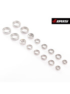 Iris ONE Ceramic Ball Bearing Drivetrain Set (16pcs)