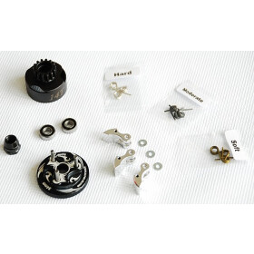 Alpha Plus Alpha Clutch Combo Set (14T Vented Clutch Bell...