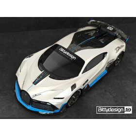 Bittydesign Divina Clear Body Shell for ARRMA Vendetta | Infraction Mega 1/8 RTR