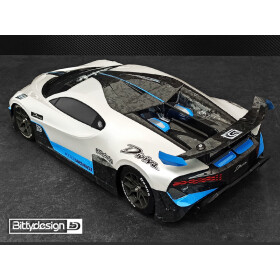 Bittydesign Divina Clear Body Shell for ARRMA Vendetta | Infraction Mega 1/8 RTR