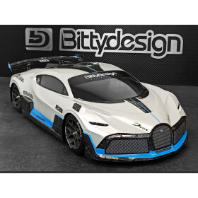 Bittydesign Divina Clear Body Shell for ARRMA Vendetta | Infraction Mega 1/8 RTR