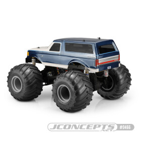 JConcepts 1989 Ford Bronco monster truck body (Fits - 7" width & 10.5" wheelbase)