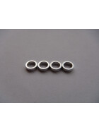 Hiro Seiko 4mm Alloy Spacer  (2.0t)  [Silver] (4 pcs)