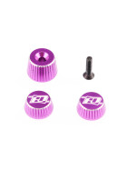 Revolution Design M17 Dial and Nut Set (purple)