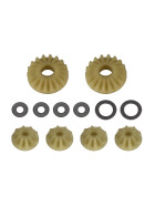 Team Associated RC10B74 FT LTC Differential Rebuild Set, plastic