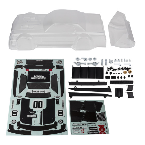 Team Associated Hoonicorn Body Set, clear