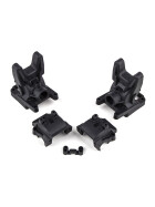 Team Associated RC10B74.2 FT Front Gearboxes, 0 and 2 Diff Heights, carbon