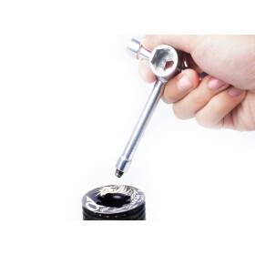 Koswork Glow Plug/Clutch Nut/Wheel Nut Cross Wrench (7, 8, 10, 12 & 17mm) (w/glow plug clip)