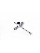 Koswork Glow Plug/Clutch Nut/Wheel Nut Cross Wrench (7, 8, 10, 12 & 17mm) (w/glow plug clip)