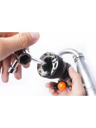 Koswork Glow Plug/Clutch Nut/Wheel Nut Cross Wrench (7, 8, 10, 12 & 17mm) (w/glow plug clip)