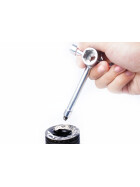 Koswork Glow Plug/Clutch Nut/Wheel Nut Cross Wrench (7, 8, 10, 12 & 17mm) (w/glow plug clip)
