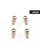 Iris 5x4mm Ballstud (4pcs)