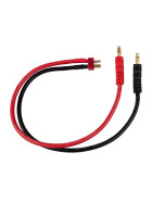 Reedy T-Plug 350mm Charge Lead, 4mm
