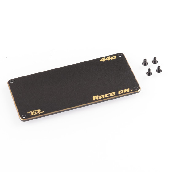 Revolution Design B7 | B6.4 | T6.4 | SC6.4 Heavy ESC Mounting Plate (Brass | 44g)