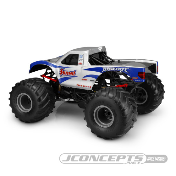 JConcepts 2010 Ford Raptor, Summit Racing BIGFOOT Scallop body (Fits ? Losi LMT, Axial SMT10)