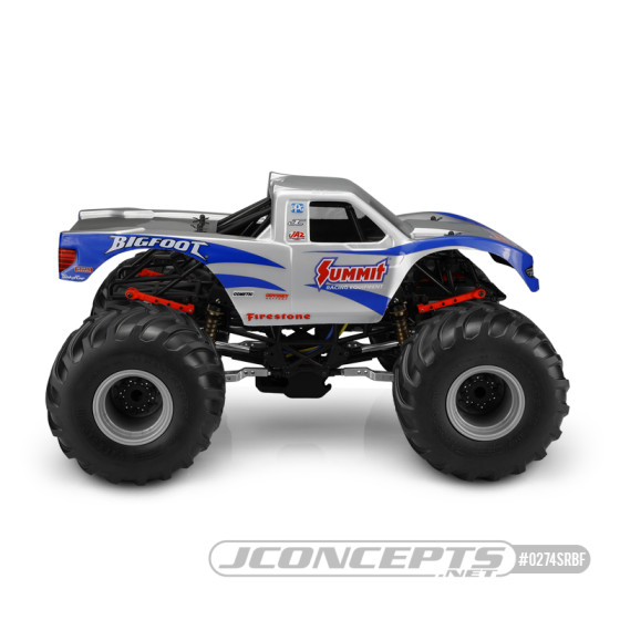 JConcepts 2010 Ford Raptor, Summit Racing BIGFOOT Scallop body (Fits ? Losi LMT, Axial SMT10)