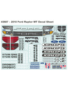 JConcepts 2010 Ford Raptor, Summit Racing BIGFOOT "Scallop" body (Fits – Losi LMT, Axial SMT10)
