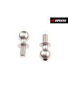 Iris 6x6mm Suspension Ballstud - Titanium (2pcs)