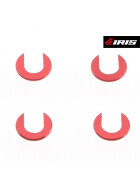 Iris 6x3x0.5mm Open Washers (4pcs)