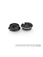 JConcepts Fin, 13mm spring cup, 0mm off-set - black