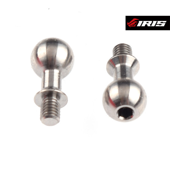 Iris 6.5x3.75mm Suspension Ballstud +1.5mm Neck - Titanium (2pcs)