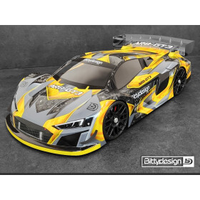 Bittydesign AR8-GT3 1/8 GT clear body 325mm (ULT | 0.75mm)