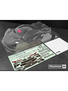 Bittydesign HYPER-GT8 1/8 GT clear body 325mm (ULT | 0.75mm)