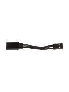 Reedy 50mm Servo Wire Extension, black (1.97 in)
