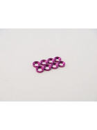 Hiro Seiko M2.5 Aluminum Countersunk Washer (S-Size) [Purple] (8pcs)