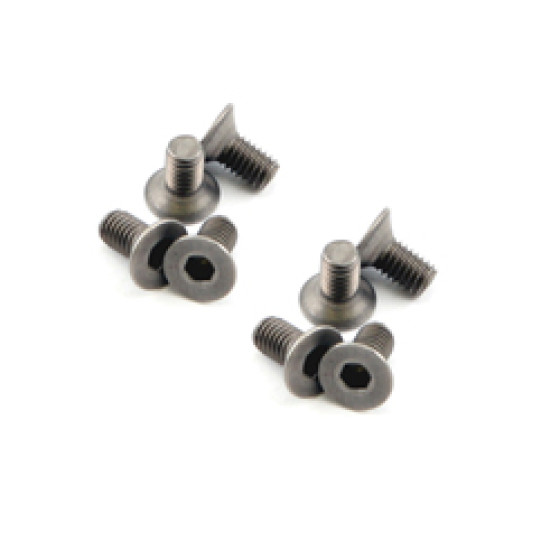 Brilliant RC Hex. countersunk screw titanium M3x6 (8)