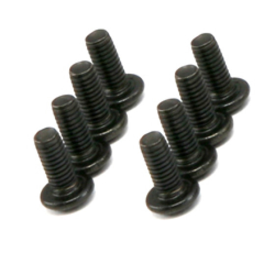 Brilliant RC Hex. buttonhead screw titanium black M3x6 (8)