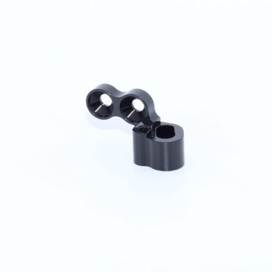 Shepherd Hinge pin bracket upper rear rechts - black