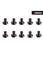 Iris M2x4mm Flat Head Screws (10pcs)
