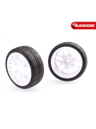 Sweep HANKOOK Tread Belted FWD Tires Set Pre-glued (D-32deg | 4pcs)