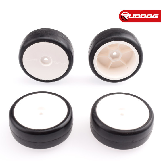 Sweep D-R3 Highend compound Pre-glued TC Rubber tires (D-28deg | EXP-SX Inserts | 4pcs)