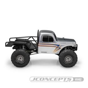 JConcepts JCI Power Master, cab only 12.3" wheelbase (Fits - Traxxas TRX-4 Sport, Enduro, Axial, Vanquish 12.3" wheelbase)