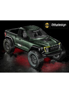 Bittydesign ROCK1 1/10 clear body for Vanquish VS4-10 Phoenix Rock Crawler, Pre-Cut, 1mm, full set (include the cab, the rear side panels, the interior cockpit)