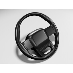 Bittydesign Steering wheel for ROCK1 1/10 Rock Crawler interior cockpit