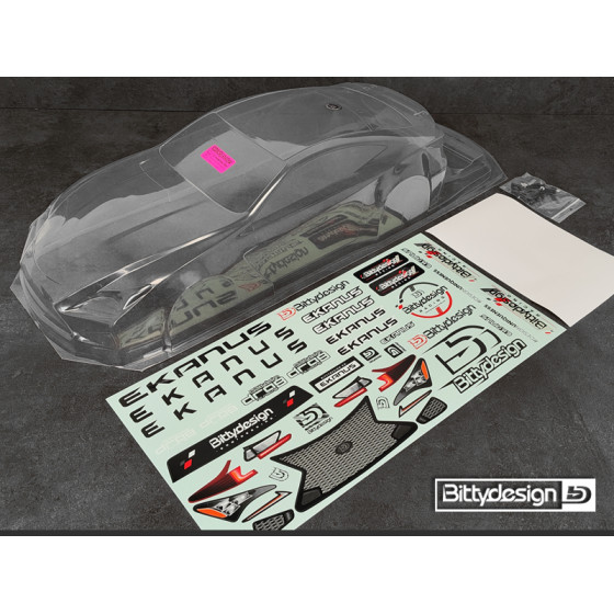 Bittydesign EKANUS 1/10 No Prep Street/Outlaw Drag racing clear body