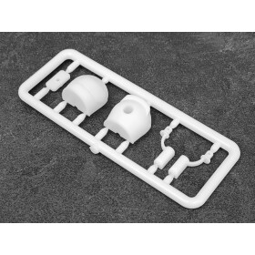 Bittydesign Universal Helmet for 1/10 Formula cars including mirrors (white)