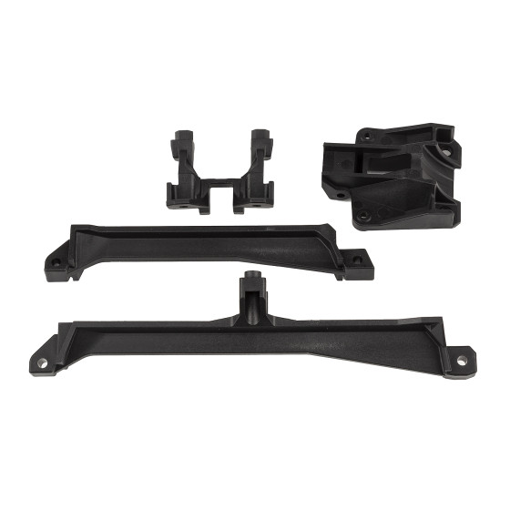 Team Associated SR7 Upper Chassis Brace Set, front and rear