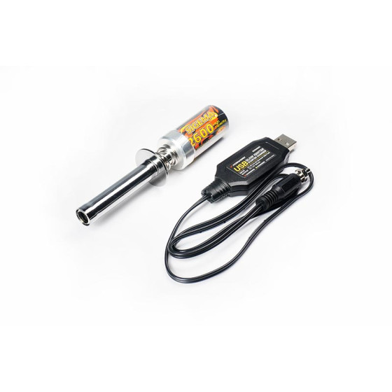 Koswork 2600mAh Glow Igniter/Starter Set (w/USB Charger)