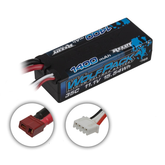 Reedy WolfPack LiPo Mini 1400mAh 35C 3S 11.1V with T-plug