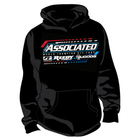 Team Associated W23 Pullover Hoodie, black, M