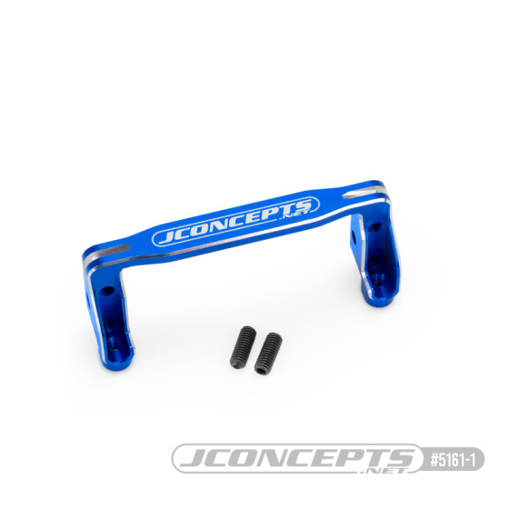 JConcepts RC10B7 | RC10B7D servo mount bracket, blue