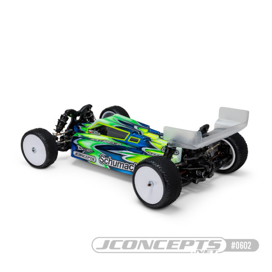 JConcepts F2 - Schumacher Cat L1R body w/ carpet | turf | dirt wing, light-weight